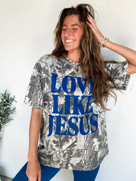 Love Like Jesus - Grey Camo