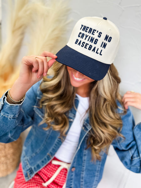 There's No Crying in Baseball Cap
