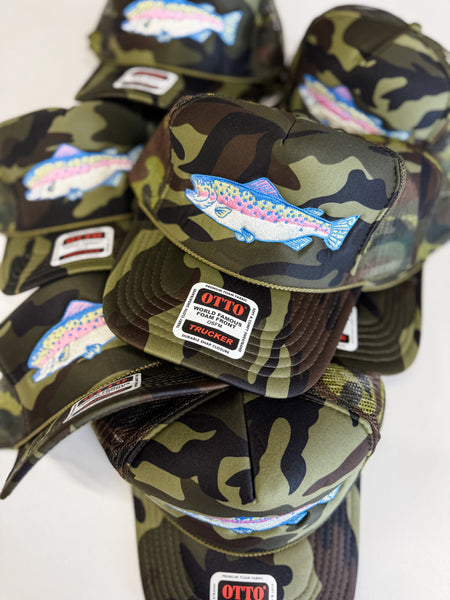 Trout Camo Foam Trucker (PREORDER)