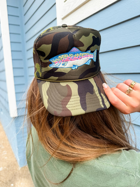 Trout Camo Foam Trucker (PREORDER)