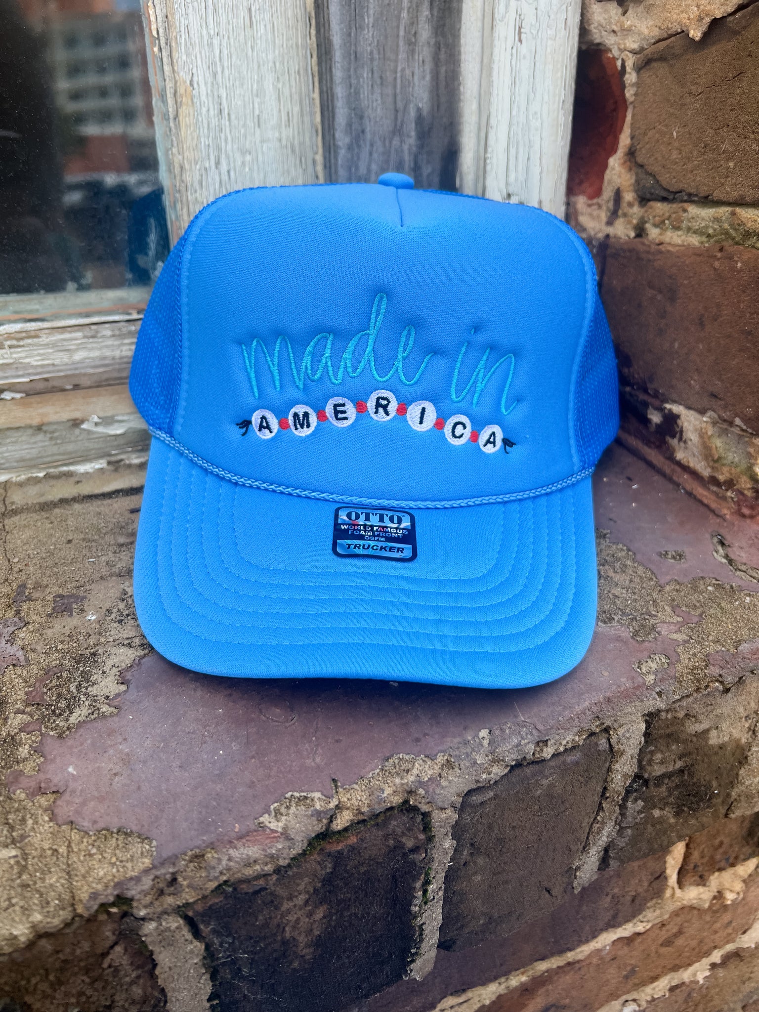 America Friendship Bracelet Foam Trucker