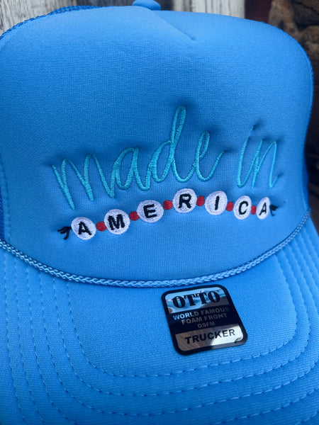 America Friendship Bracelet Foam Trucker