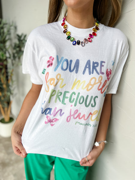More Precious Than Jewels Tee