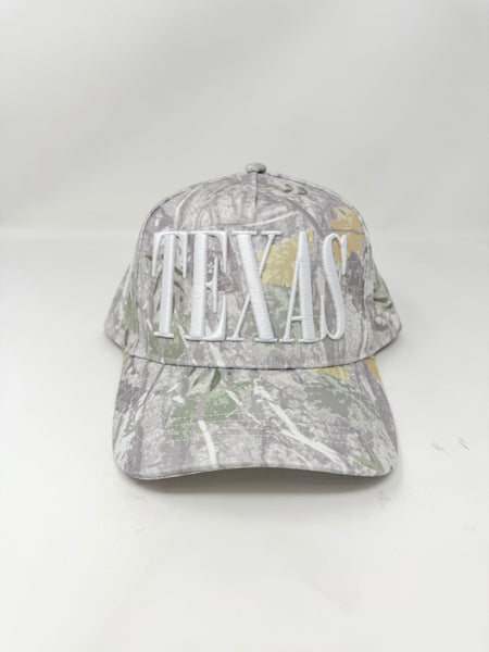 Washed Camo Texas Cap
