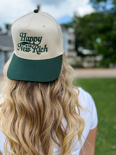 Happy is the New Rich Cap