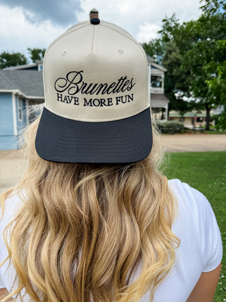Brunettes Have More Fun Cap