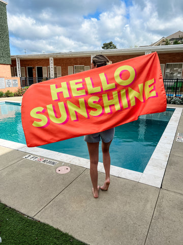 Hello Sunshine - Quick Dry Towel (PREORDER)