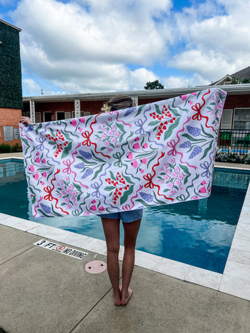 Multi Floral - Quick Dry Towel (PREORDER)
