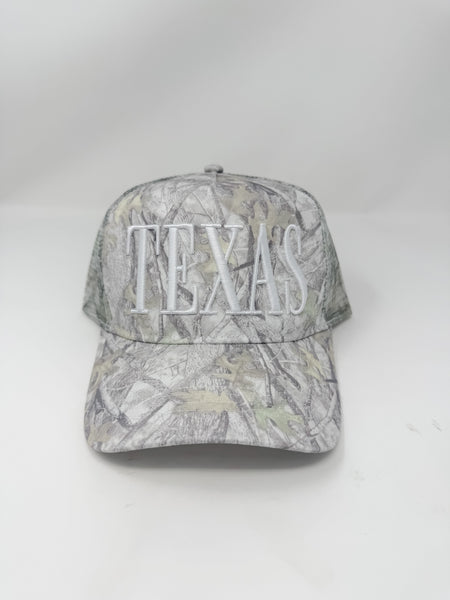 Washed Camo Texas Cap