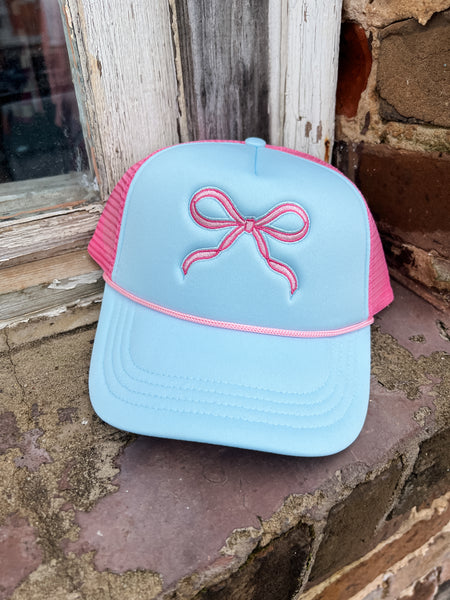 Ribbon Bow Foam Trucker