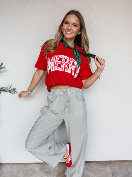 Merry Lace Tee