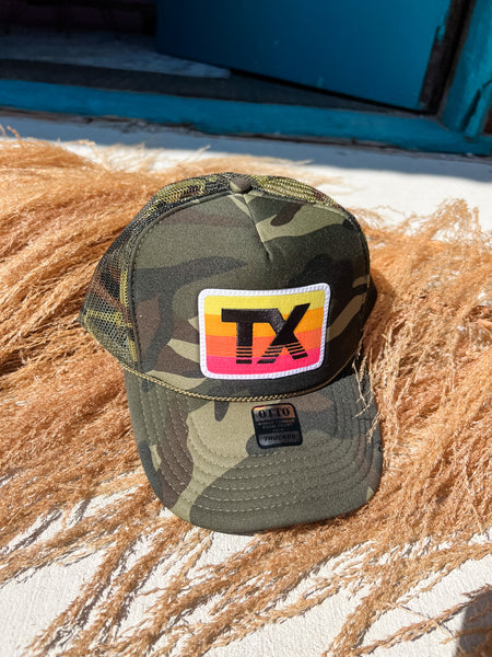 TX Horizon Patch Foam Trucker -  Camo