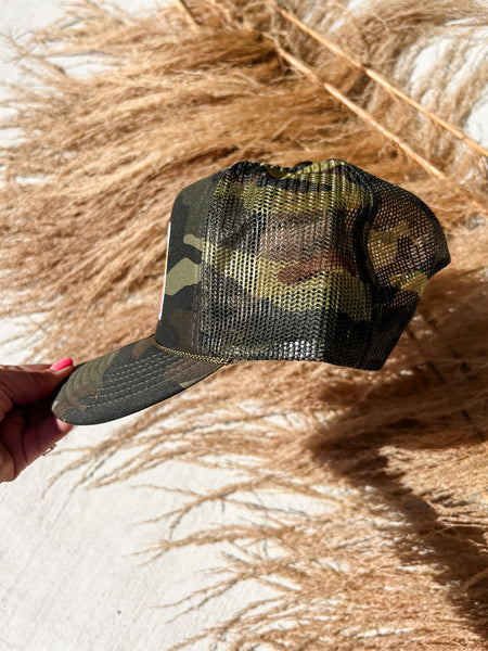 TX Horizon Patch Foam Trucker -  Camo